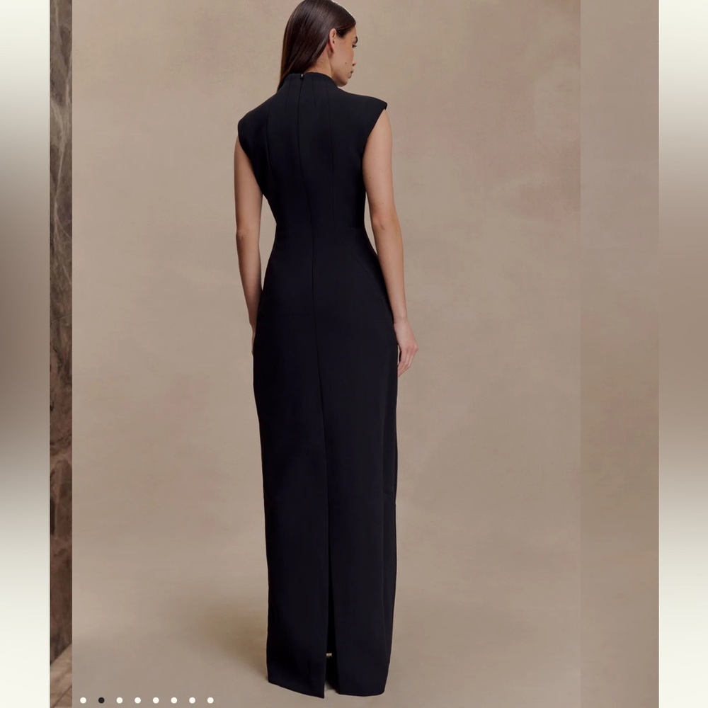 Meshki Michelle Cut Out Maxi Dress - Black - NWT - Picture 4 of 10
